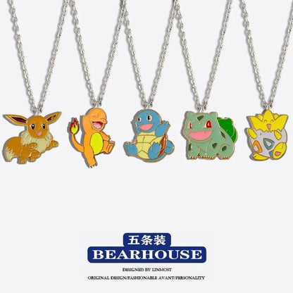 Collar de Anime Pokémon Pikachu para niños