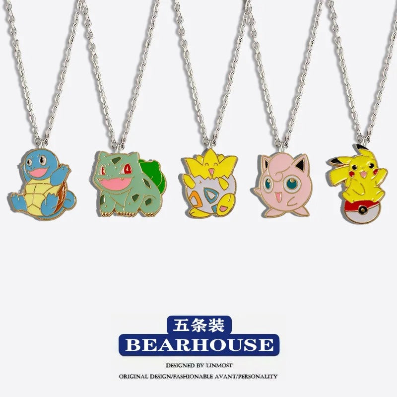 Collar de Anime Pokémon Pikachu para niños