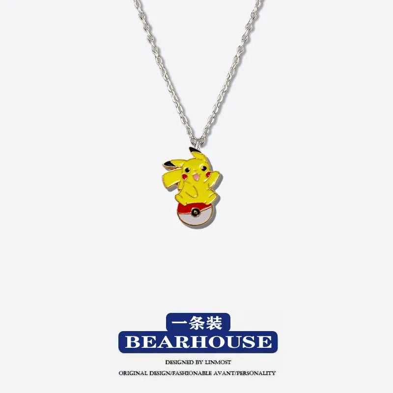 Collar de Anime Pokémon Pikachu para niños