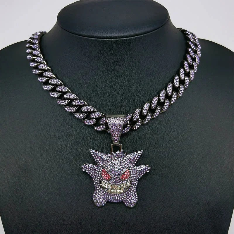 Collar con colgante de Pokémon Gengar 2D