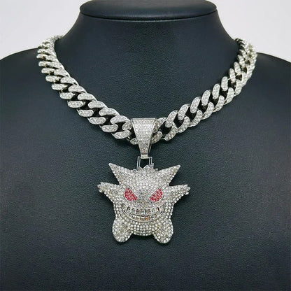 Collar con colgante de Pokémon Gengar 2D