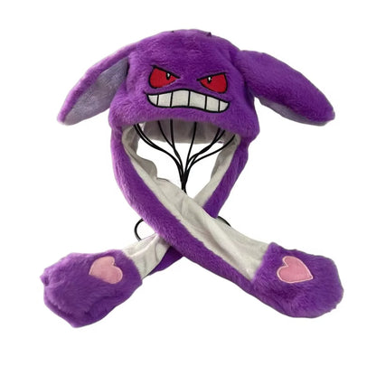 Gorro de Pokémon Pikachu Gengar para mujer