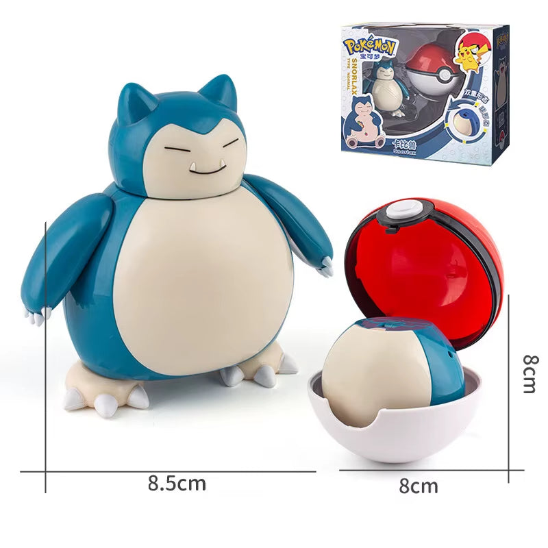 Bola de deformación de Pokémon, figura de acción transformada