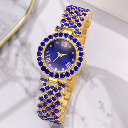 Reloj azul para mujer