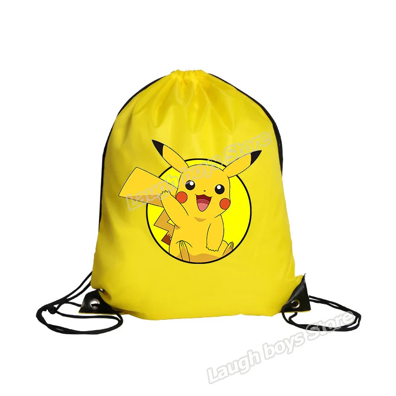 Bolsa de almacenamiento de poliéster con cordón de Pokémon