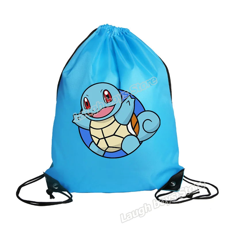 Bolsa de almacenamiento de poliéster con cordón de Pokémon