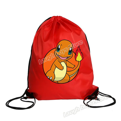 Bolsa de almacenamiento de poliéster con cordón de Pokémon