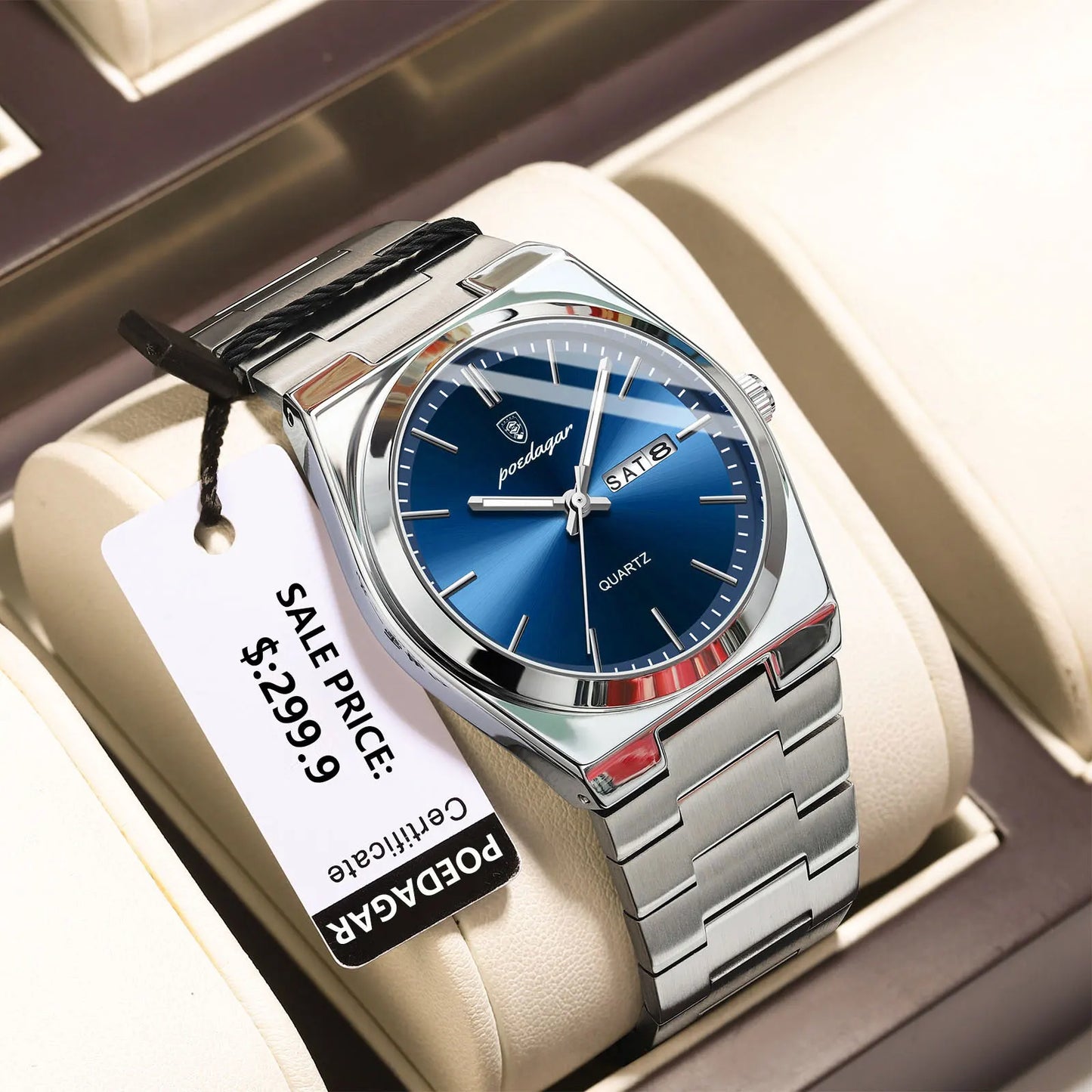 Reloj de lujo POEDAGAR Blue