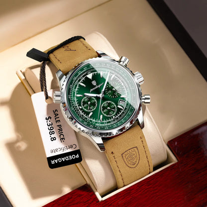 Reloj POEDAGAR Cuero Militar