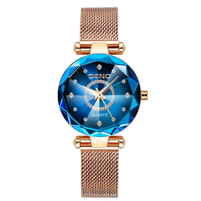 Reloj de pulsera elegante de acero inoxidable