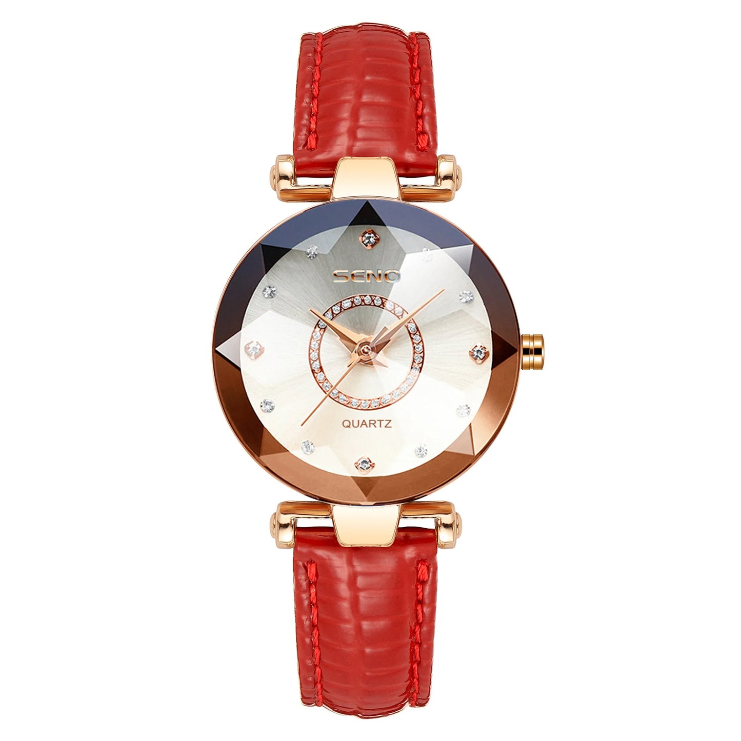 Reloj de pulsera elegante de acero inoxidable